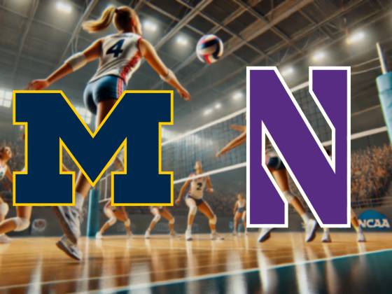 Michigan Wolverines at Northwestern Wildcats Women's Volleyball